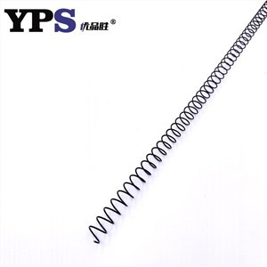 8MM 블랙 메탈 나선형 결합 코일