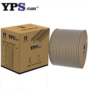 화이트 더블 루프 와이어 O 스풀